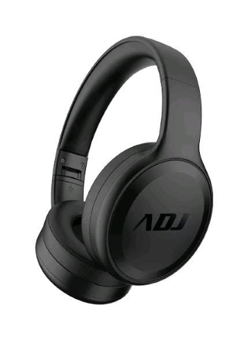ADJ DEEP PLUS 2.0 CUFFIA CON MICROFONO BLUETOOTH CHIAMATE E MUSICA PIEGHEVOLI BLACK